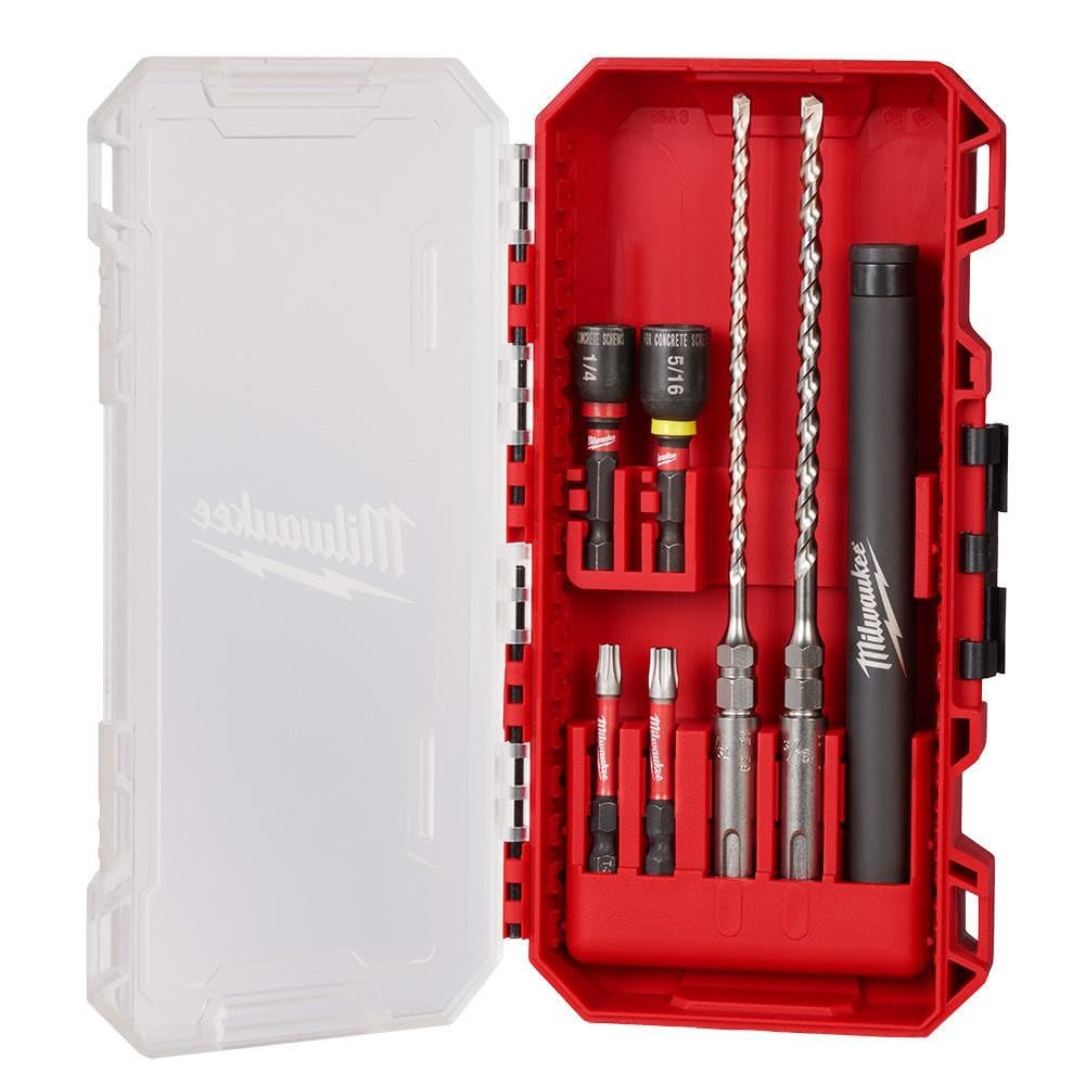 Amazon.com: MILWAUKEE ELEC TOOL 48-20-7497 Tapcon SDS Install Kit